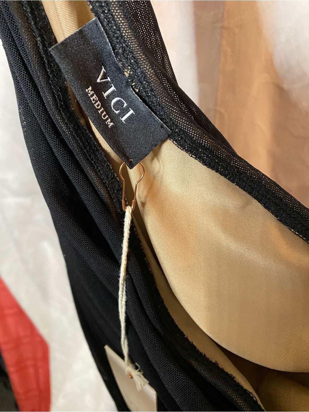 NWT Vici In My Arms Ruched Mesh Maxi Black Dress - Picture 9 of 16